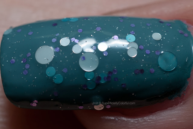 Elevation Polish - Marmolada over Joe Fresh - Teal Cyan