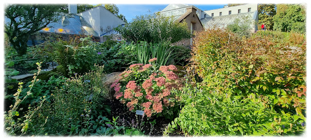 Blomsterbed like nedenfor Victoriahuset.