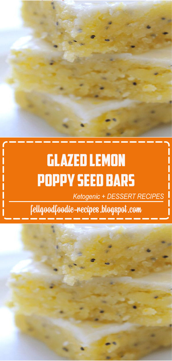 These are different than a traditional Lemon Bar in the fact that they do not have a short bread crust. In fact, the texture of these Glazed Lemon Poppy Seed Bars might just be what makes them SO awesome.