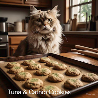tuna and catnip cookies for cats