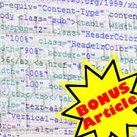 Tutorial: Web Programming Bonus Artile