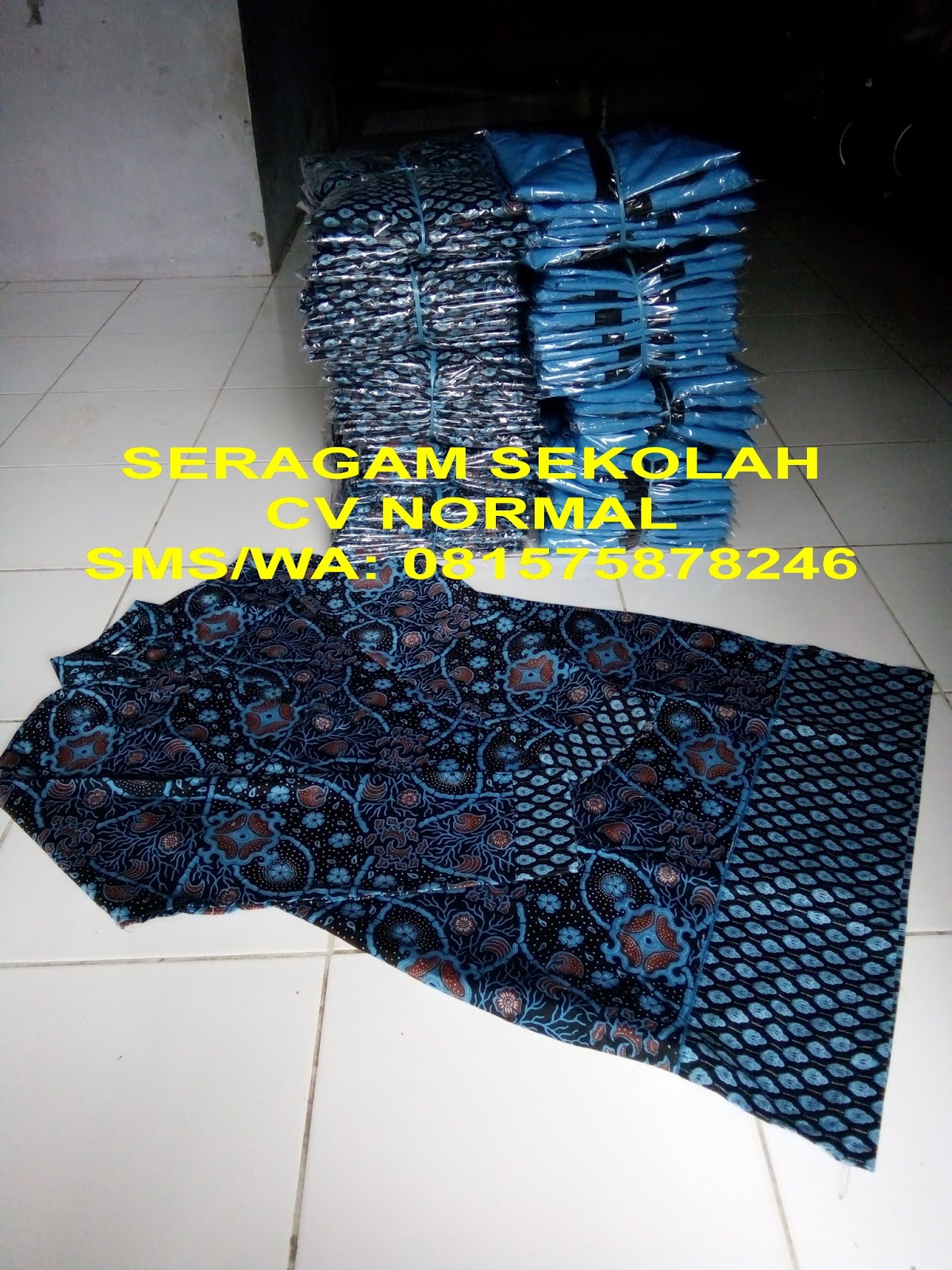 JUAL BAJU SERAGAM SEKOLAH SD SMP SMA TERLENGKAP WWW 