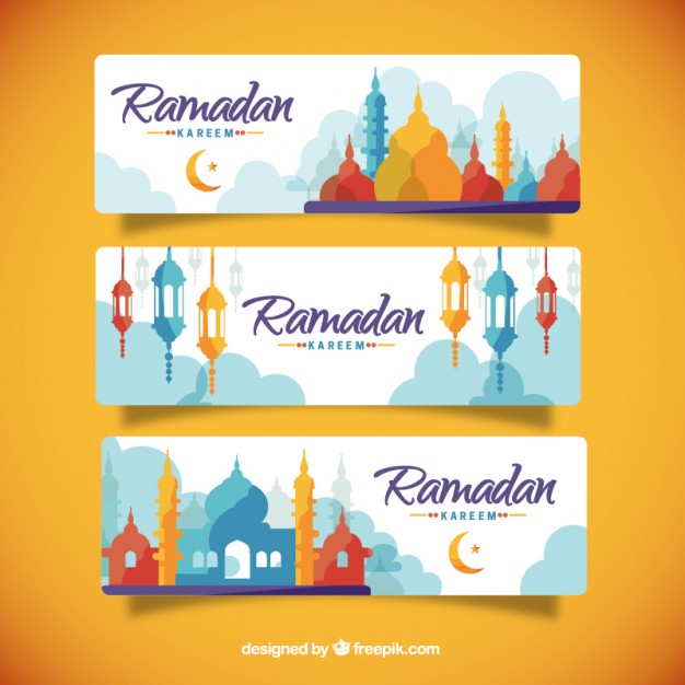 Vector Desain Banner Puasa Ramadhan ~ Lawang Habang