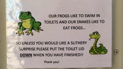 Frog Notice