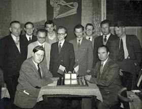 Ajedrecistas participantes en el Torneo Internacional de Dublín 1956