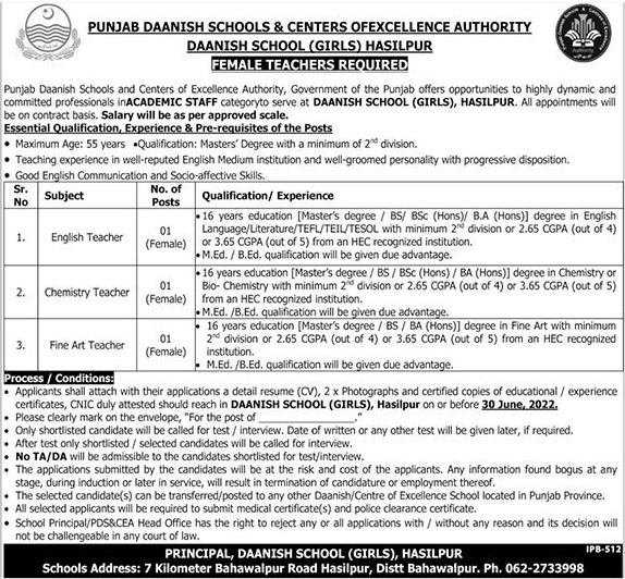 Danish School System latest jobs 2022 - Nokri Kar