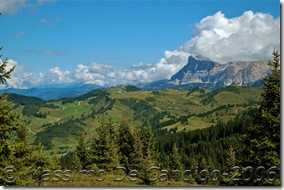 Vista sul Sasso della Croce da Pralongia