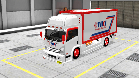 livery mod truck isuzu nmr71 box bussid tiki