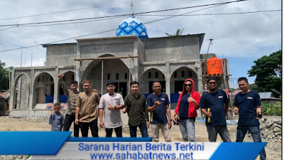 Jum'at Berkah, Komunitas KIDC Pinrang Bantu Pembangunan Masjid di Paleteang Pinrang 