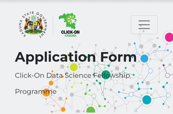 Portal Just Open: Apply For Click-on Kaduna Data Science Fellowship Programme