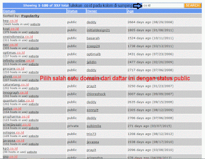 Gambar halaman pendaftaran domain .co.id