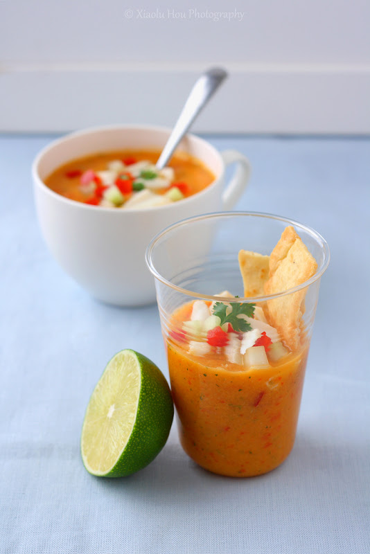 Mango Crab Gazpacho!