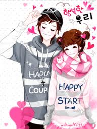 You or Me Kartun  Couple  Korea