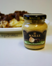 Sophisticated Maille mustard with tender beef