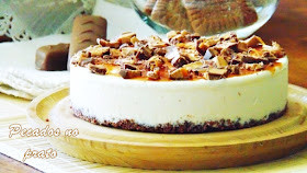 Cheesecake de chocolate Mars a receita perfeita