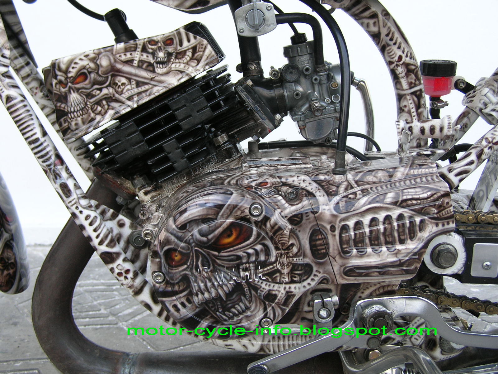 Modivication Of Vehicle Modif YAMAHA RX KING Airbrush Extreme