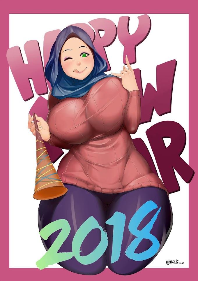 [Hijabolic] New Year 2018 [CG-Art]