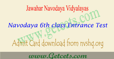 Jnvst 2020 Admit Card Download At Navodayagovin