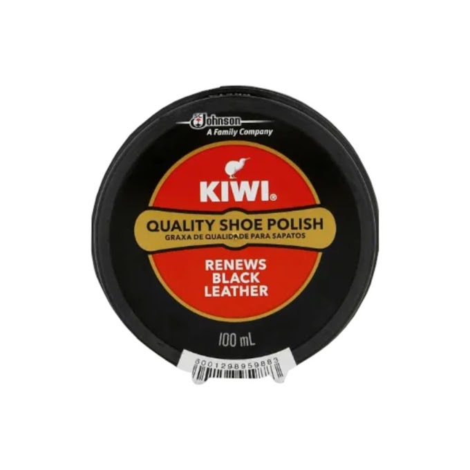 Kiwi Black leather Quality Shoe Polish 100ml