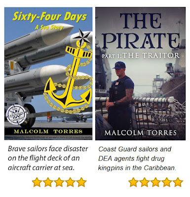 Free Sea Stories by Malcolm Torres, Disaster at Sea, Crime Thriller