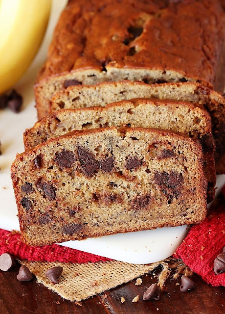 Chocolate Chip Banana Bread with Semi-Sweet Chocolate Chips Image