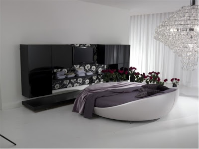 Modern Contemporary Round Beds for Bedroom Decorating 1