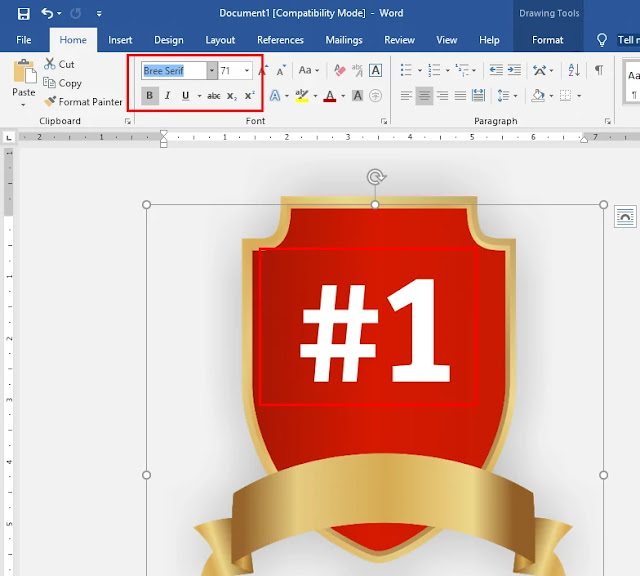 download template sertifikat word gratis