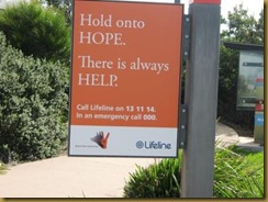 Sign at Gap Park South