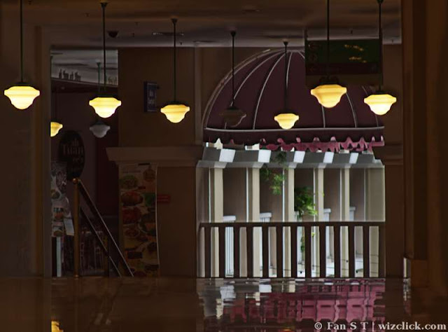 3 bracketed Exposure Blend of the Western Courtyard of The Curve Shopping Mall