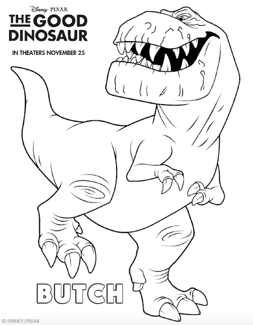 the good dinosaur coloring pages butch picture