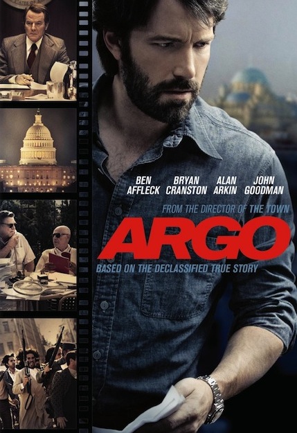 'Argo' poster with title and images from the movie