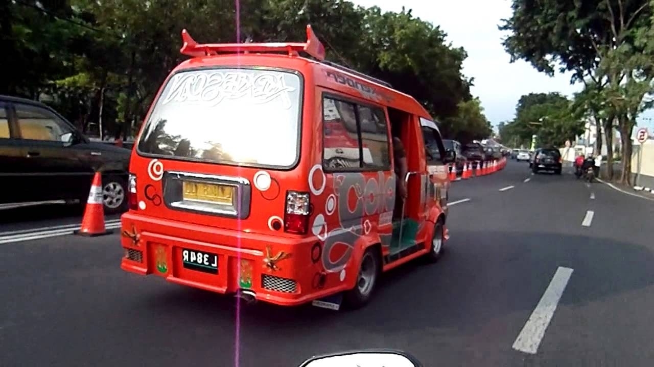 Modifikasi Mobil Angkot Padang Dengan Airbrush Paling Keren 2018