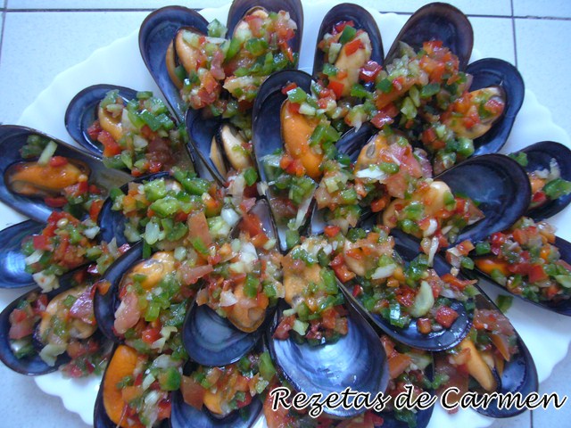 Mejillones en vinagreta
