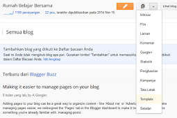 Cara Mengganti Menu Pada Blogger