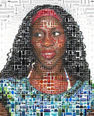 Awesome mosaic portraits Seen On www.coolpicturegallery.net