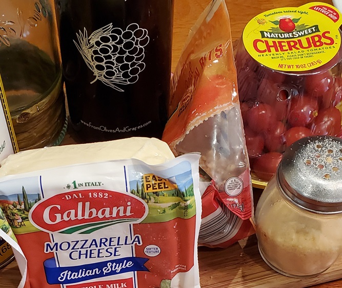 ingredients for pork chops caprese