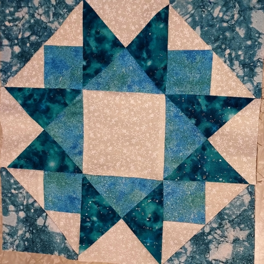 Morning Star Block Designed by Wilma Miller for MyQuiltBlocks