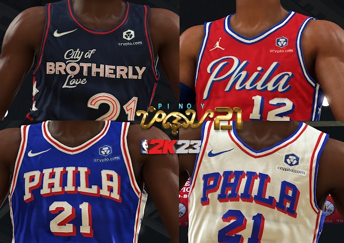 Philadelphia 76ers Jersey Pack v1 by Pinoy21 | NBA 2K23