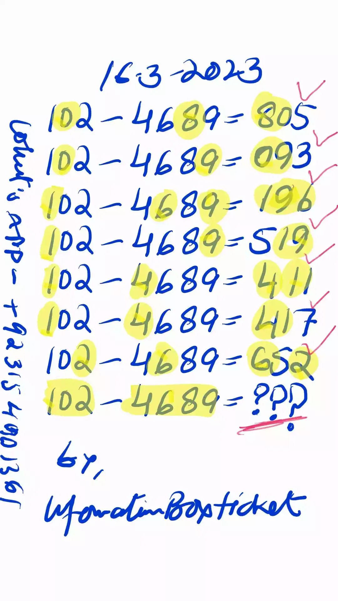 Thai lottery 100% sure namber