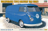 Hasegawa 1/24 VOLKSWAGEN TYPE2 DELIVERY VAN (1967) (HC9) English Color Guide & Paint Conversion Chart