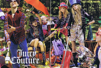 juicy couture fall ad 2010 peace and love