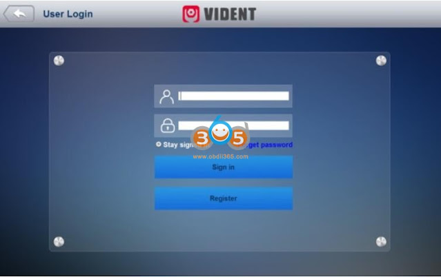 Register and Update Vident iSmart800 Pro 3
