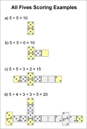 All Five Domino