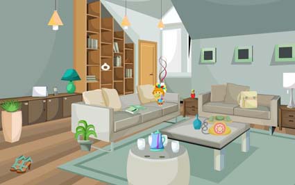Modern Living Room Escape