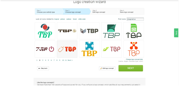 Logaster Logos hundreds of available options