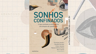 Capa do livro Sonhos confinados: O que sonham os brasileiros em tempos de pandemia - Christian Dunker e Gilson Iannini