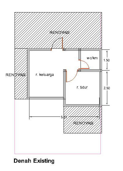 Gambar Desain Dan Denah Rumah Type 21 | Desain Rumah Terbaru