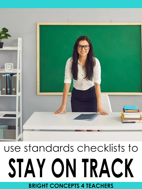 common core standards checklists benefits