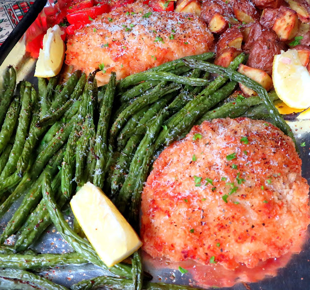 Crispy Sheet Pan Chicken Milanese