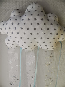 Coton et Création : suspension nuage en tissu